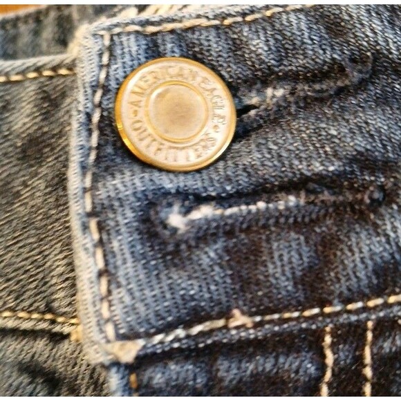 American Eagle Artist Stretch Med Wash Jeans 5 Pockets Women’s Size 12 - Picture 7 of 16